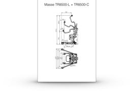 Massblatt Elektro Aufrichtlifter Cathy - Typ TR 8500