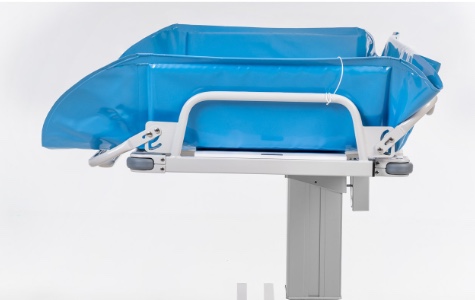 Seitlich versetzte Hubsäule Hydraulik Duschwagen TR2000