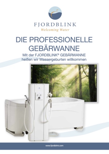 Prospekt Geburtwanne Fjordblink Milieu