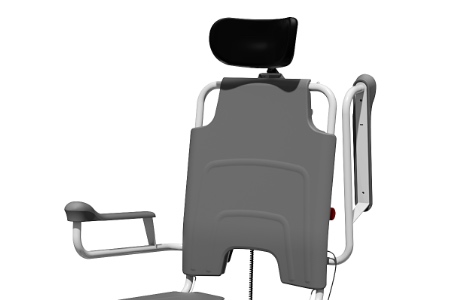 Klappbare Armstützen TR Elektro Duschstuhl TR 1000